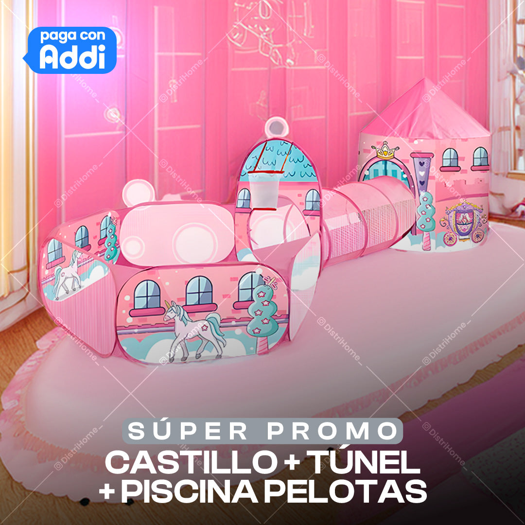 CARPA INFANTIL CON PISCINA DE PELOTAS KIDS