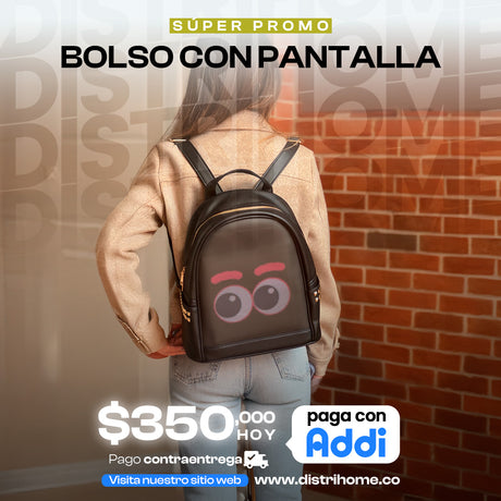 BOLSO CON PANTALLA + BATERIA