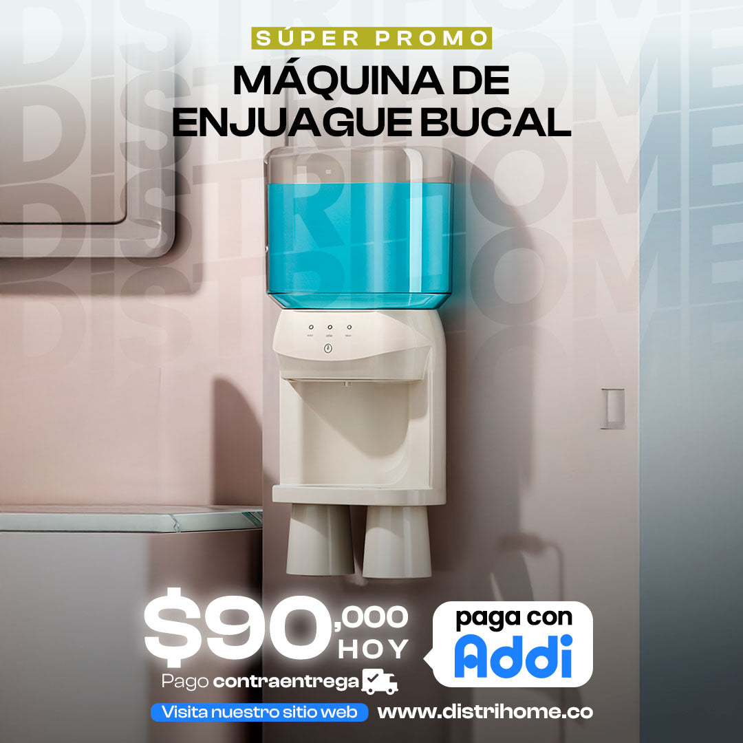 DISPENSADOR DE ENJUAGUE BUCAL RECARGABLE HOGAR