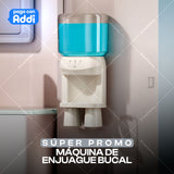 DISPENSADOR DE ENJUAGUE BUCAL RECARGABLE HOGAR